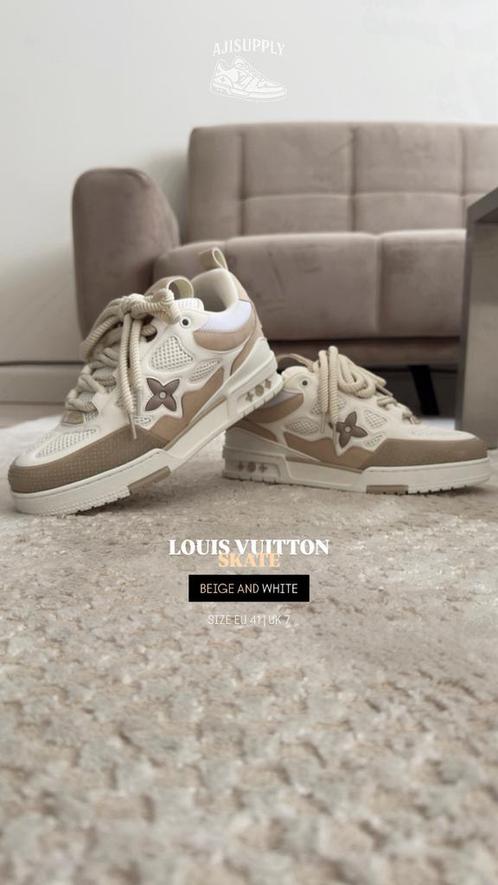 Louis Vuitton Skate | Beige | Maat 41, Kleding | Heren, Schoenen, Sneakers, Ophalen