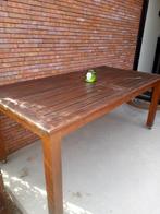 Houten tuintafel, Tuin en Terras, Tuintafels, Ophalen, Zo goed als nieuw, Rechthoekig, Teakhout