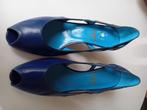 Sultana elegante lederen damesschoenen, mt 40, Italiaans, Nieuw, Blauw, Sultana, Pumps