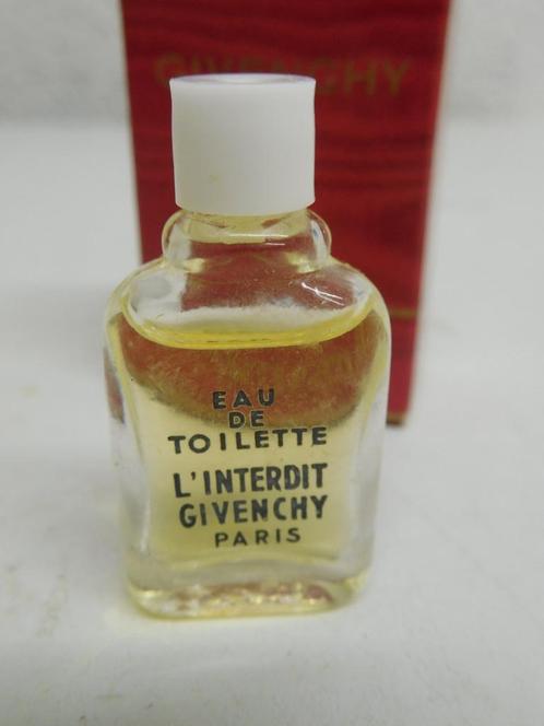 Ancienne miniature Givenchy l'Interdit, Collections, Parfums, Comme neuf, Miniature, Enlèvement ou Envoi