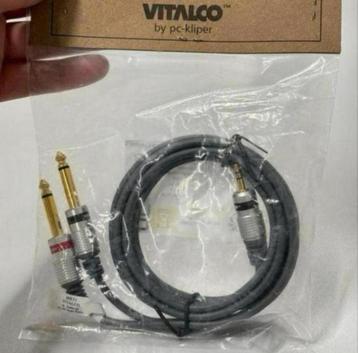VITALCO 3.5mm 6.35mm x2 Cable 1.5m Splitter Mini Jack kabel beschikbaar voor biedingen