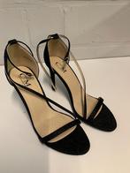 Zwarte sandalen pumps met glitter - maat 40, Pumps, Zwart, Nieuw, Ophalen of Verzenden