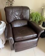 Zeer comfortabele lederen relax zetel, Huis en Inrichting, Ophalen, Eenpersoons, 100 tot 125 cm, Leer