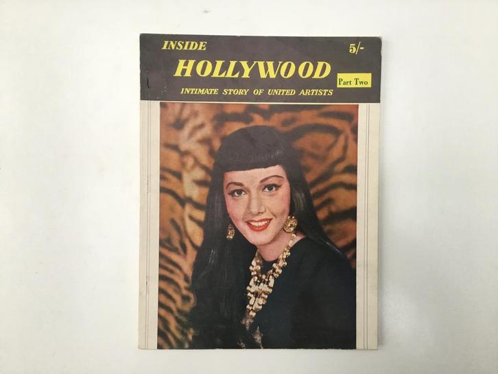 Vintage Inside Hollywood Intimate Story United Artists 1947, Livres, Cinéma, Tv & Médias, Utilisé, Enlèvement ou Envoi