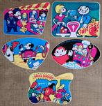5 oude stickers: Valois handelaars tegen inflatie ('70-'80), Verzamelen, Ophalen of Verzenden, Zo goed als nieuw, Overige typen