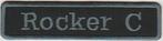 Harley Davidson Rocker C stoffen opstrijk patch embleem #2, Nieuw