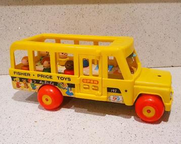 Bus scolaires Fisher-Price vintage. beschikbaar voor biedingen