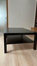 Table basse melaminé noire IKEA avec plateau, 50 tot 100 cm, Minder dan 50 cm, 100 tot 150 cm, Gebruikt