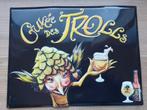 Panneau publicitaire en métal - Cuvée Des Trolls -, Collections, Enlèvement ou Envoi, Utilisé, Panneau, Plaque ou Plaquette publicitaire