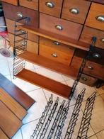 Lot Tomado Holland vintage étagères en bois, plaqué, Huis en Inrichting, Kasten | Wandmeubels, Ophalen of Verzenden, Gebruikt
