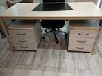 Bureau met 2 ladekasten, Ophalen, Zo goed als nieuw, Bureau