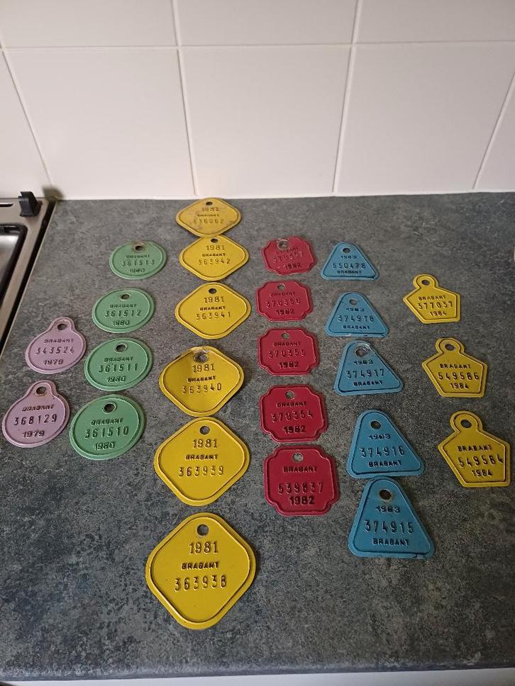 Anciennes plaques de vélo, Collections, Rétro, Enlèvement