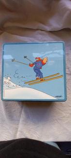 Kuifje al skiend  - 2003 - blikken doos, Ophalen of Verzenden, Kuifje, Gebruikt