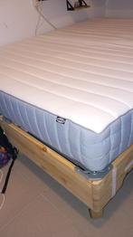 kwaliteitsvolle boxspring 1m60 op 2, Huis en Inrichting, Ophalen, Gebruikt, Tweepersoons, 200 cm