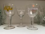 Bierglazen Westmalle oudere en recentere, Verzamelen, Biermerken, Ophalen, Zo goed als nieuw, Glas of Glazen