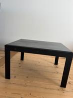 Stalen salontafel / bijzettafel zwart, Huis en Inrichting, Tafels | Bijzettafels, Ophalen, 55 tot 75 cm, Zo goed als nieuw, Industrieel