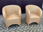 2 sièges ‘club’ Lloyd Loom / rotan, Maison & Meubles, Canapés | Salons, Enlèvement, Utilisé