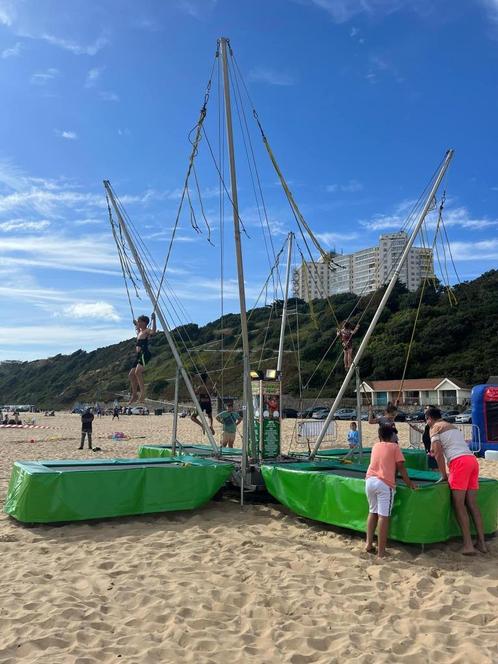 bungee trampoline , kermis bungy, eurobungee, eurobungy, Kinderen en Baby's, Speelgoed | Buiten | Trampolines, Nieuw, Ophalen of Verzenden