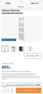 Vipera Vesuvio handdoekradiator, Ophalen, Radiator, Nieuw, Minder dan 60 cm