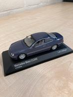 Mercedes CL500 Azurblauw Minichamps 1:43, Ophalen of Verzenden, Zo goed als nieuw