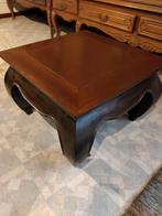 Salontafel / bijzettafel Koloniaal, Ophalen, 50 tot 100 cm, Koloniaal, Vierkant