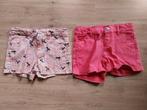 Lot 2 shorts fille. 8-9 ans. 2€, Meisje, Gebruikt, Ophalen