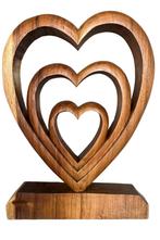 houten harten, Ophalen