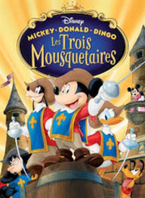VHS Disney Les 3 mousquetaires., CD & DVD, VHS | Enfants & Jeunesse, Comme neuf, Dessins animés et Film d'animation, Tous les âges