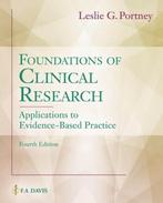 Foundations of clinical research  - Leslie G.Portney, Overige wetenschappen, Leslie G.Portney, Ophalen of Verzenden, Zo goed als nieuw