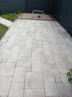 Gratis terras  tegels  in stenen, Tuin en Terras, Tegels en Klinkers, Minder dan 5 m², Gebruikt, Natuursteen, Ophalen