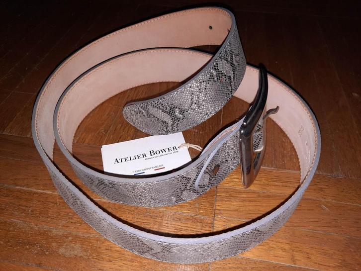 Ceinture cuir Made in France Atelier Bower - grande taille, Vêtements | Femmes, Ceintures, Neuf, Ceinture, 100 cm ou plus, 3 à 5 cm