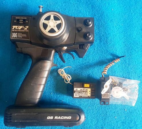 GS Racing TGF-2 stuurwielzenderset 27.045Mhz, Hobby en Vrije tijd, Modelbouw | Radiografisch | Auto's, Zo goed als nieuw, Onderdeel