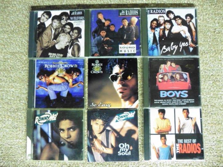 The Radios ( Bart Peeters / Mosuse ) cd Collectie (Belpop), Cd's en Dvd's, Cd's | Pop, Gebruikt, 1980 tot 2000, Ophalen of Verzenden