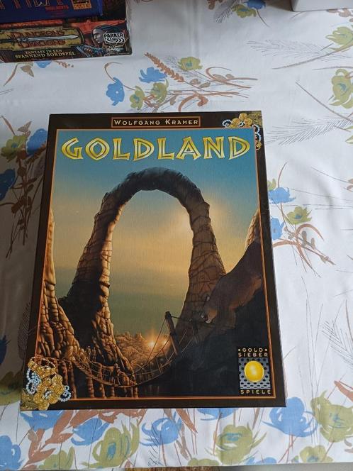 ️ Goldland – Zoektocht naar Rijkdom in een Avontuurlijk Bor, Hobby en Vrije tijd, Gezelschapsspellen | Bordspellen, Nieuw, Een of twee spelers