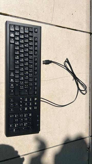 Toetsenbord, Enlèvement, Azerty, Comme neuf, Filaire