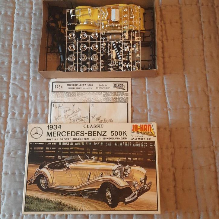 MERCEDES BENZ 500K 1934 1/25 SINDELFINGEN., Hobby en Vrije tijd, Modelbouw | Auto's en Voertuigen, Nieuw, Auto, Groter dan 1:32