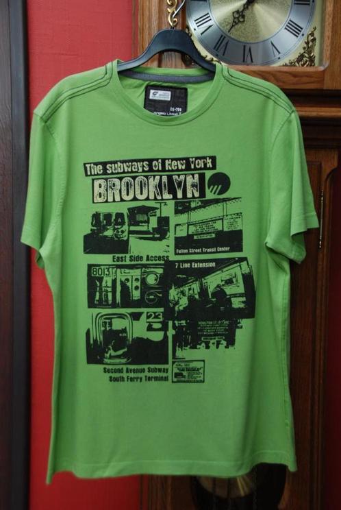 T-shirt"Angelo Litrico de C&A"vert vif manches courtes L, Vêtements | Hommes, T-shirts, Comme neuf, Taille 52/54 (L), Vert, Enlèvement ou Envoi