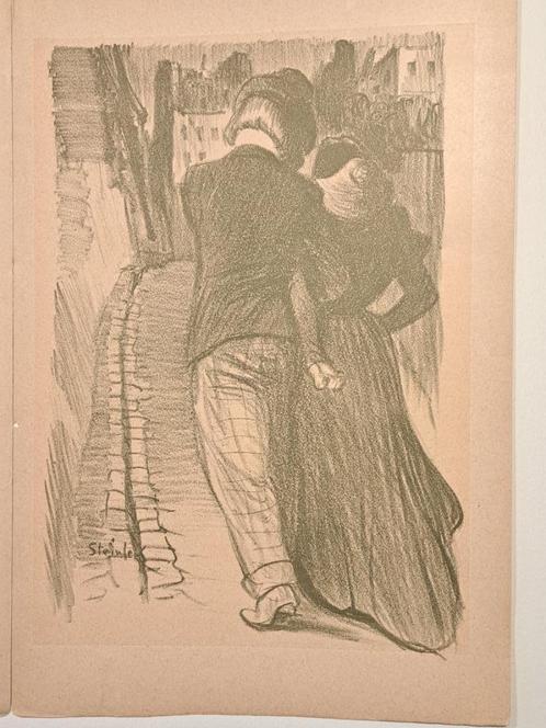 Théophile-Alexandre Steinlen 1859-1923 litho's originals, Antiek en Kunst, Kunst | Schilderijen | Klassiek, Ophalen of Verzenden