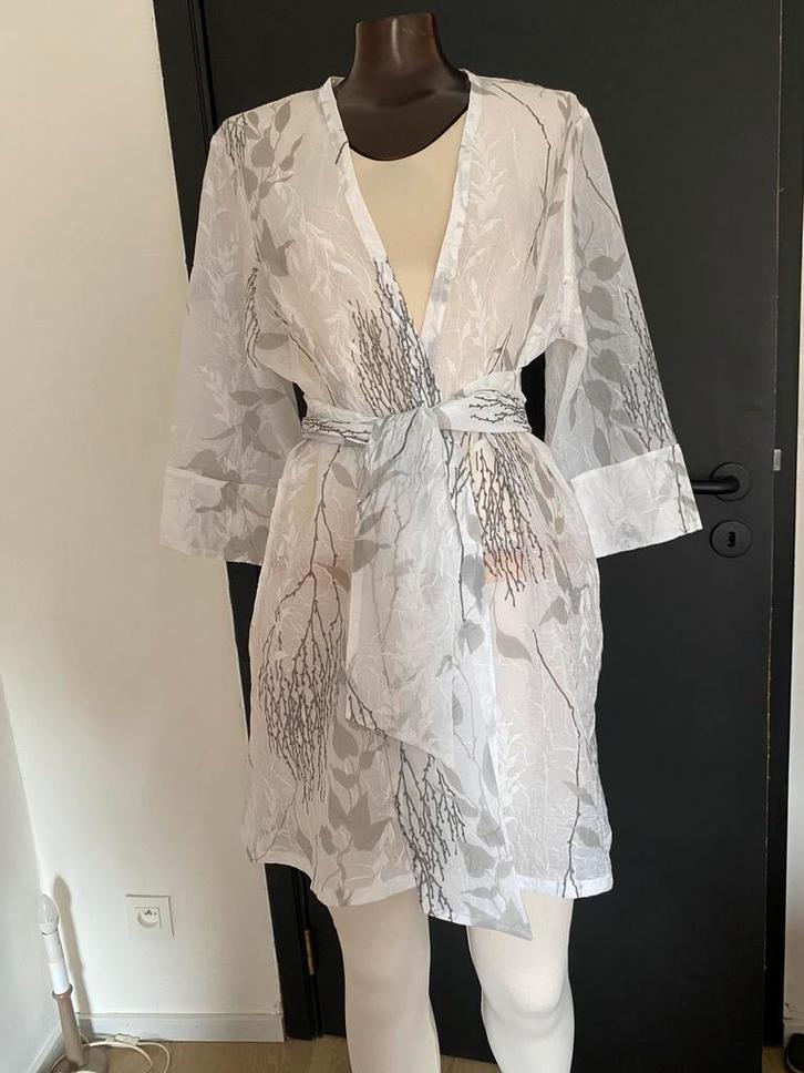 Liplijm hemd of kimono, Kleding | Dames, Blouses en Tunieken, Zo goed als nieuw, Maat 38/40 (M), Ophalen of Verzenden