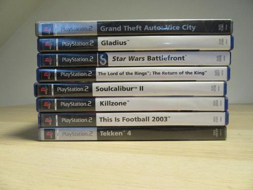 Lot Playstation 2 games  8 stuks - Star Wars / Killzone / GT, Games en Spelcomputers, Games | Sony PlayStation 2, Gebruikt, Vanaf 12 jaar