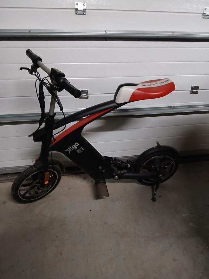 Elektrische Step/mini fiets stigo B1, Fietsen en Brommers, Minibikes, Midibikes en Pitbikes, Zo goed als nieuw, Ophalen of Verzenden