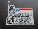 Sticker : Discotheek Hollywood Hasselt, Verzamelen, Nieuw, Bedrijf of Vereniging, Ophalen of Verzenden