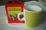 nouvelle tasse verte avec des boules blanches, Neuf, Enlèvement ou Envoi, Autres matériaux, Autres styles