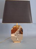Lampe vintage laiton., Gebruikt, Ophalen of Verzenden