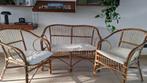 Vintage - Rotan stoelen set, Ophalen, Gebruikt, Overige kleuren, Riet of Rotan