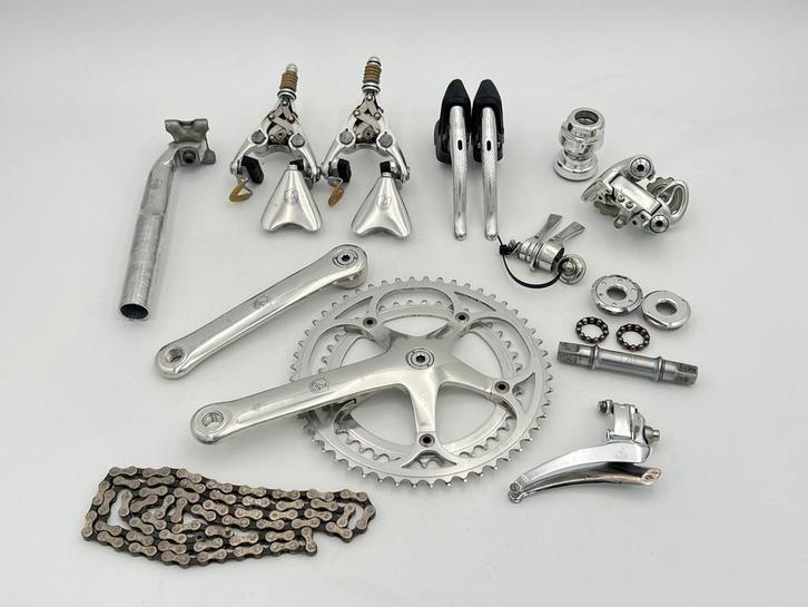 Campagnolo C-record groepset met Deltas, Handtassen en Accessoires, Piercings, Zo goed als nieuw, Ophalen of Verzenden