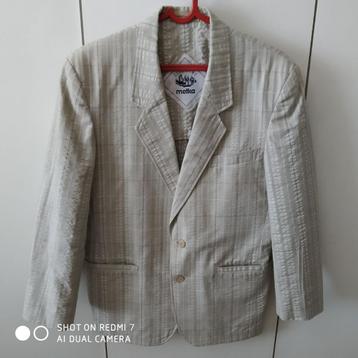 Melka off-white T48 zomerjas. beschikbaar voor biedingen