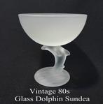 Vintage 80s dolfin glass, nieuw in de doos, Antiek en Kunst, Ophalen