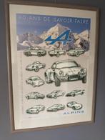 Renault Alpine unieke poster 60 ans d'alpine, Verzamelen, Ophalen of Verzenden, Nieuw