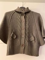 Taupe cape maat 122, Kinderen en Baby's, Kinderkleding | Maat 122, Ophalen of Verzenden, Zo goed als nieuw, Jongen of Meisje, Trui of Vest